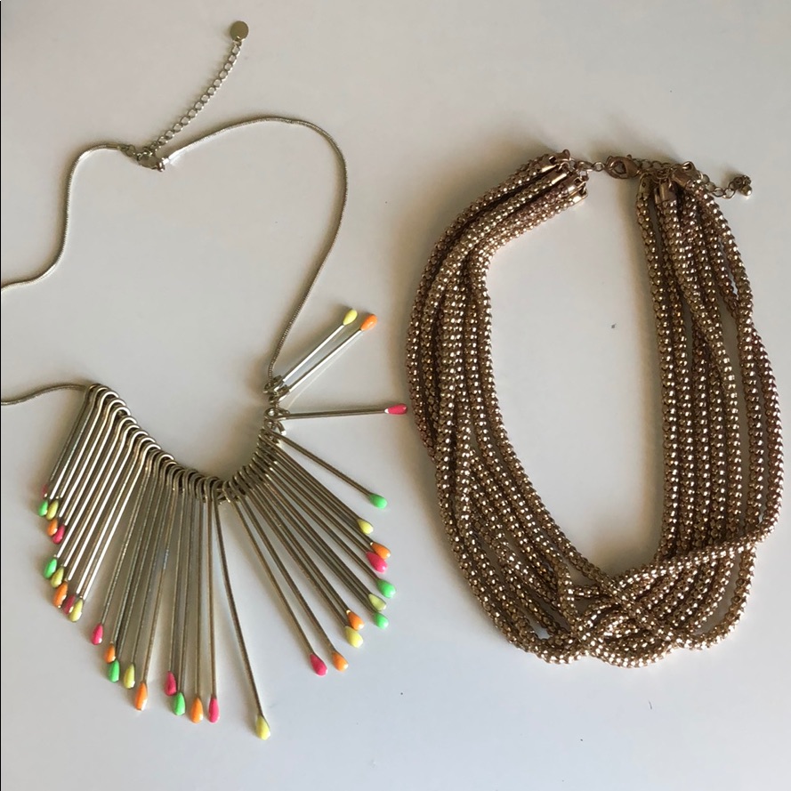 Gold Statement Chains Set